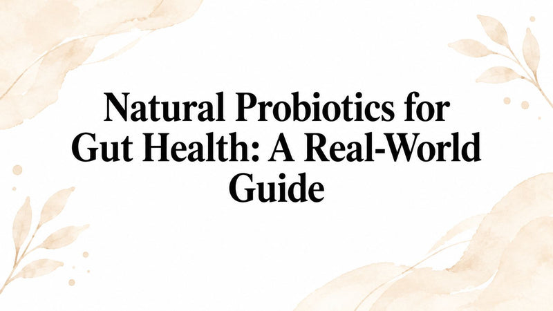 Natural Probiotics for Gut Health: A Real-World Guide