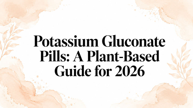 Potassium Gluconate Pills: A Plant-Based Guide for 2026