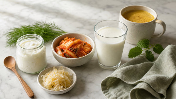 Editorial flat-lay photograph of third party tested supplements, natural light, no text