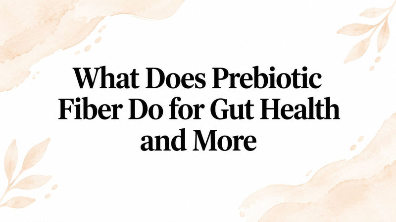 What Does Prebiotic Fiber Do for Gut Health and More