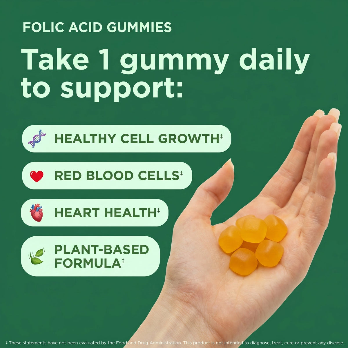 Folic Acid Gummies daily benefits