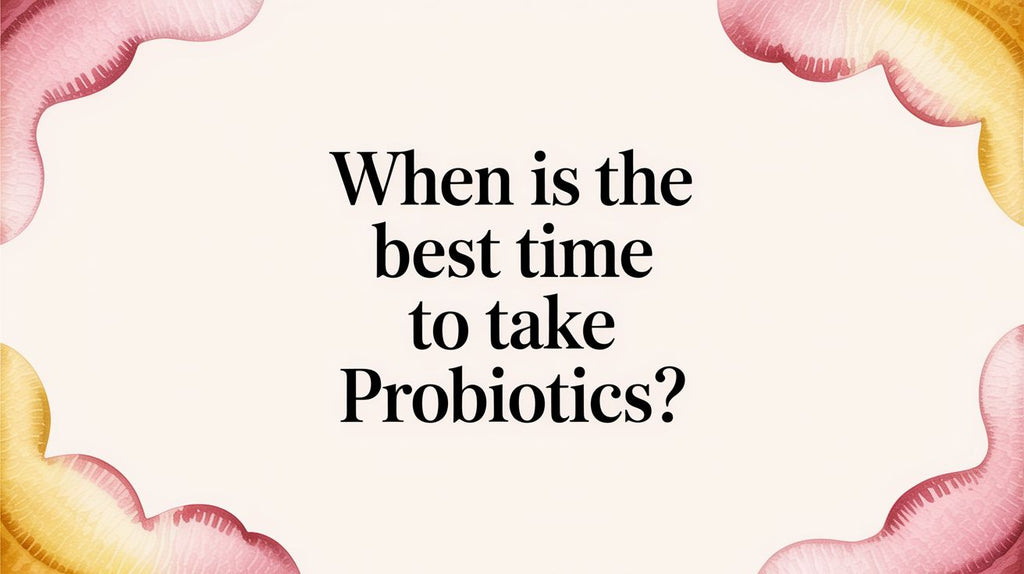 When Is the Best Time to Take Probiotics? A Guide for a Happy Gut