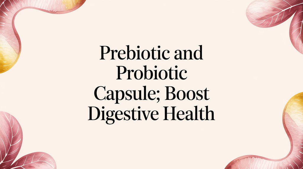 The Ultimate Guide to Prebiotic and Probiotic Capsules: Your Gut's Best Friend