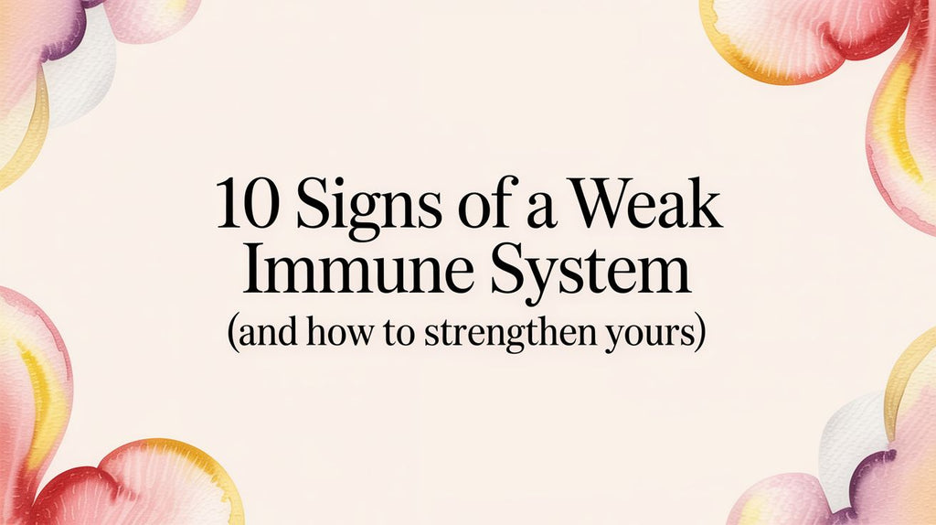 10 Signs of a Weak Immune System (and How to Strengthen Yours)