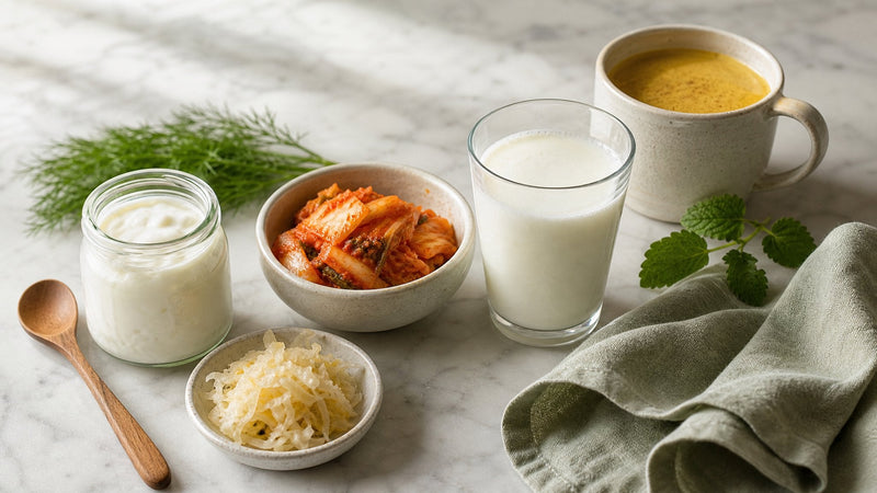 Editorial flat-lay photograph of third party tested supplements, natural light, no text