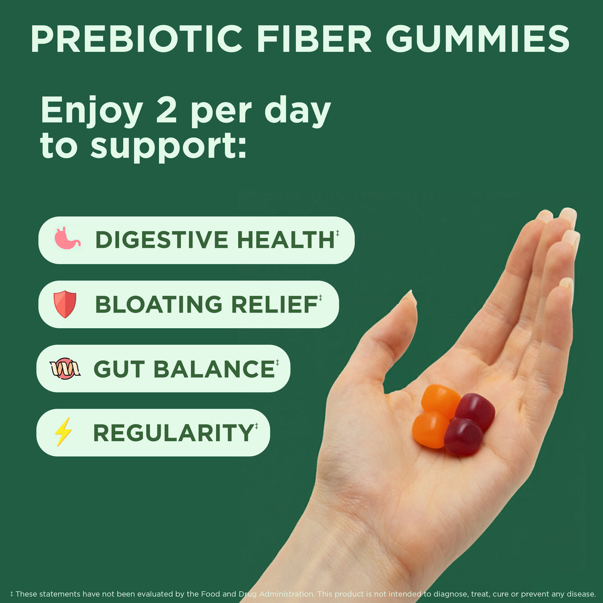 Vegan Prebiotic Fiber Gummies